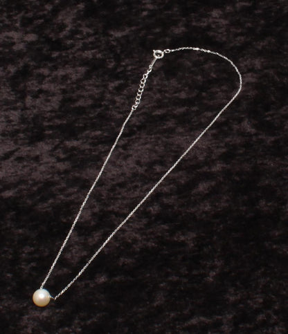 美品 TASAKI ネックレス SV パール 7.4mm レディース タサキ