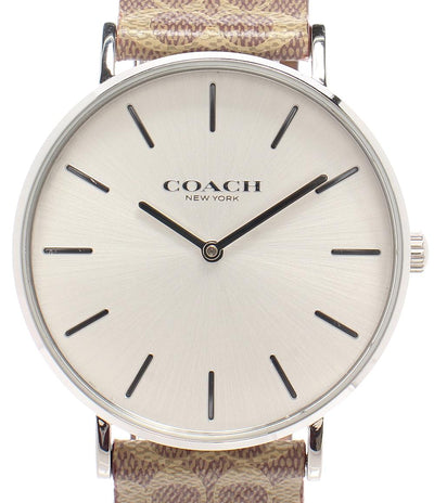 COACH 腕時計 シグネチャー ペリー Perry クオーツ シルバー CA.120.7.14.1596 レディース コーチ