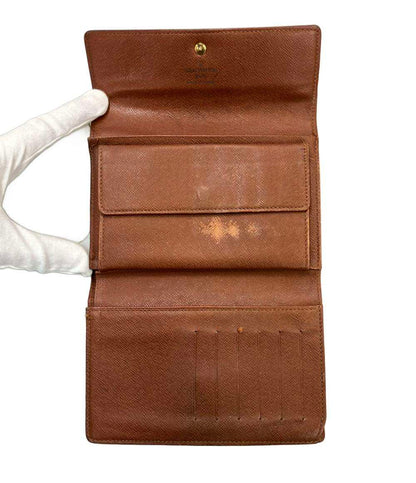 ルイ・ヴィトン 三つ折り財布 ポルトトレゾール エテュイパピエ モノグラム M61202 レディース LOUIS VUITTON