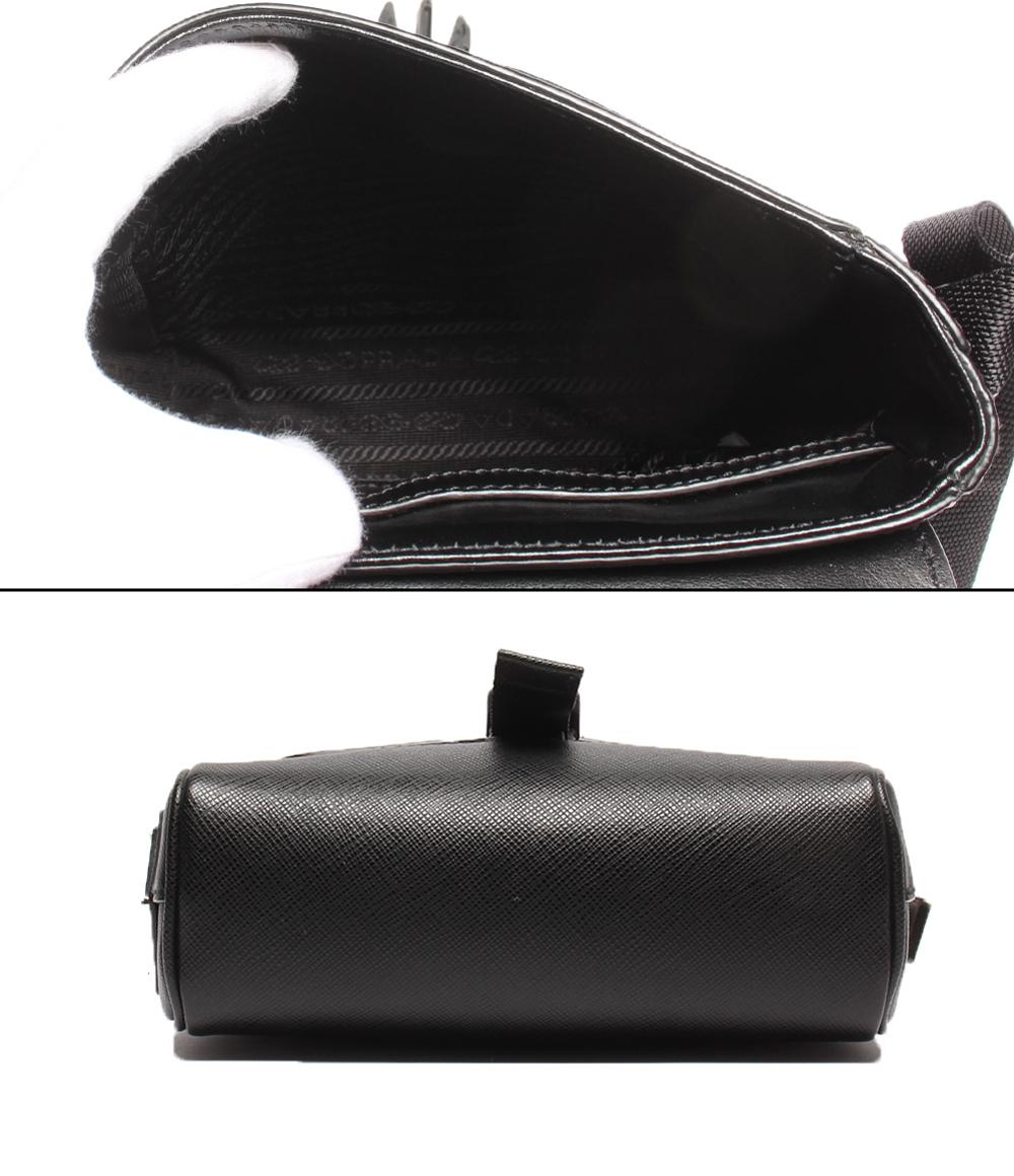 美品 プラダ ショルダーバッグ 斜め掛け サフィアーノ 2VD019 メンズ PRADA