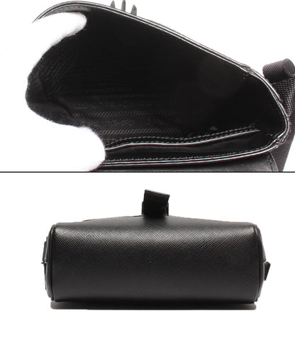 美品 プラダ ショルダーバッグ 斜め掛け サフィアーノ 2VD019 メンズ PRADA