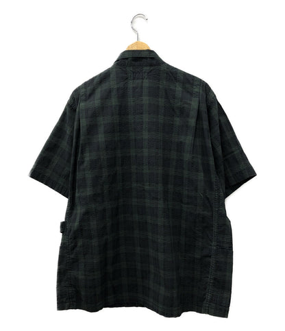 ササフラス  チェック柄半袖シャツ      メンズ SIZE L (L) sassafras