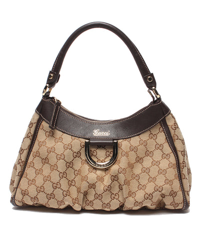 美品 GUCCI ハンドバッグ ショルダーバッグ 肩掛け ワンショルダー アビー GGキャンバス 190525 497927 レディース グッチ