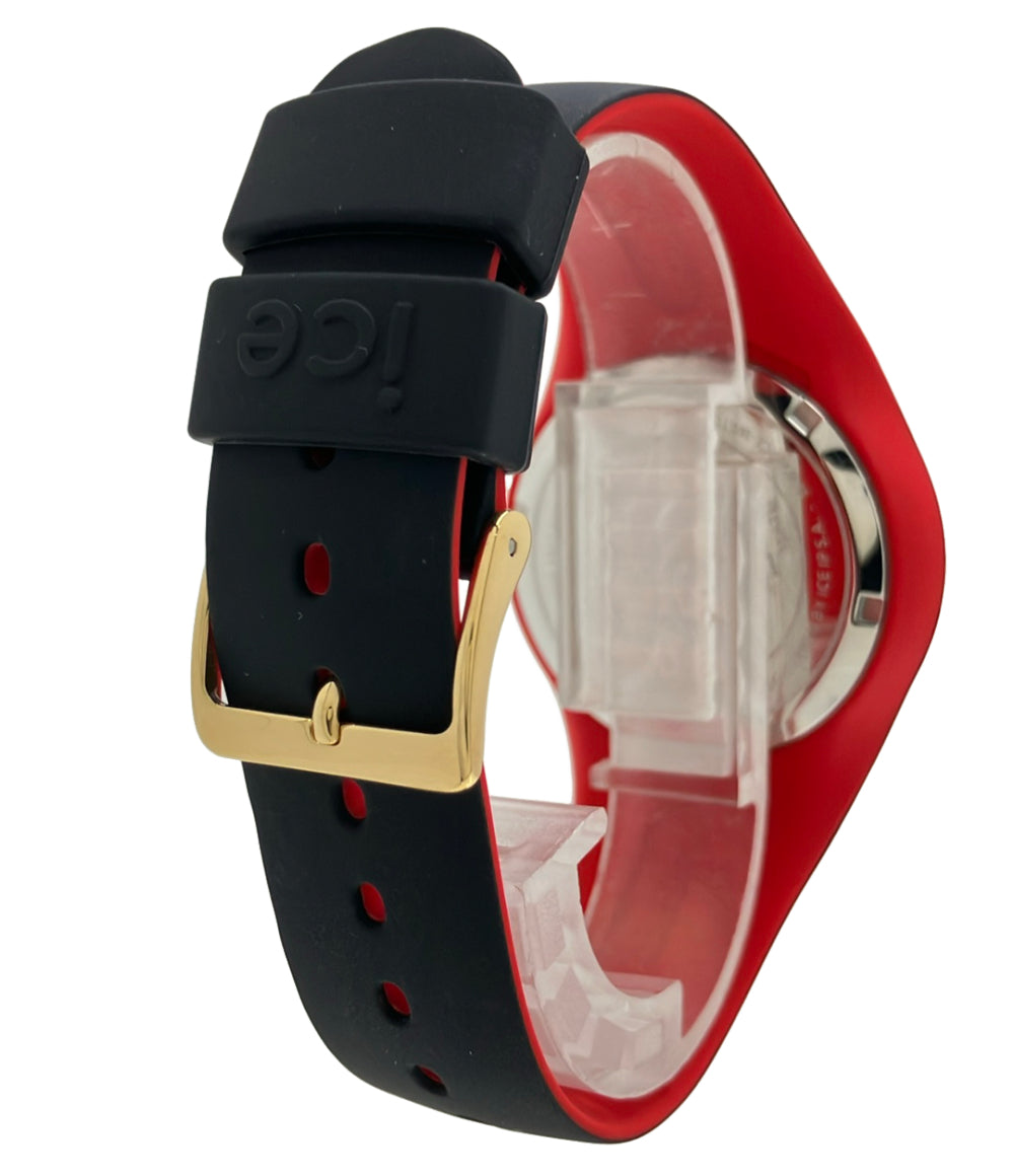 美品 ice watch 腕時計 クオーツ ブラック ユニセックス アイスウォッチ