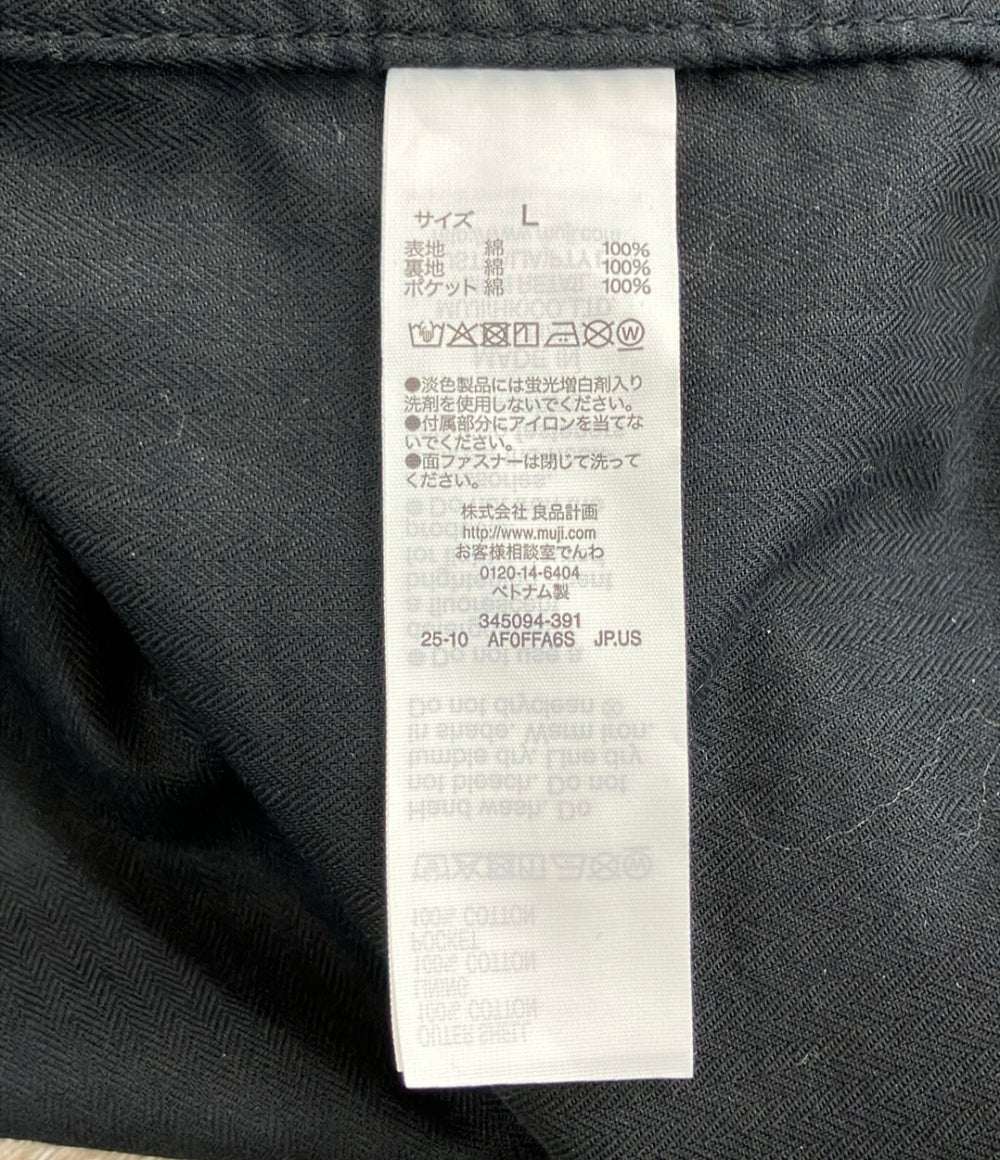 無印良品 コート ブルゾン コットンジャケット 345094-391 メンズ SIZE L MUJI Labo