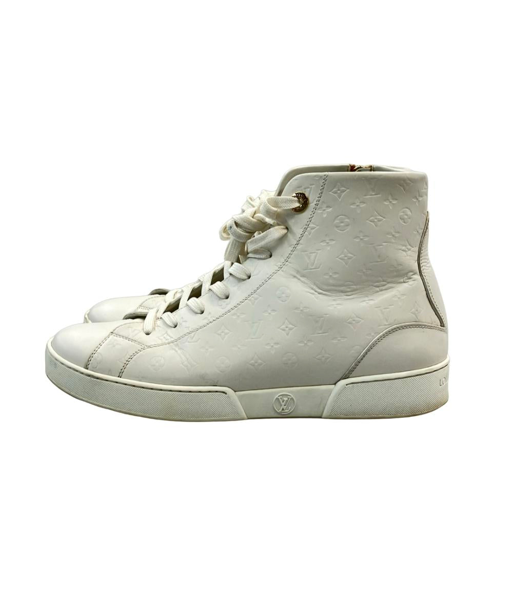 LOUIS VUITTON ハイカットスニーカー サイドジップ モノグラム レディース SIZE 37 (23.5cm) ルイ・ヴィトン