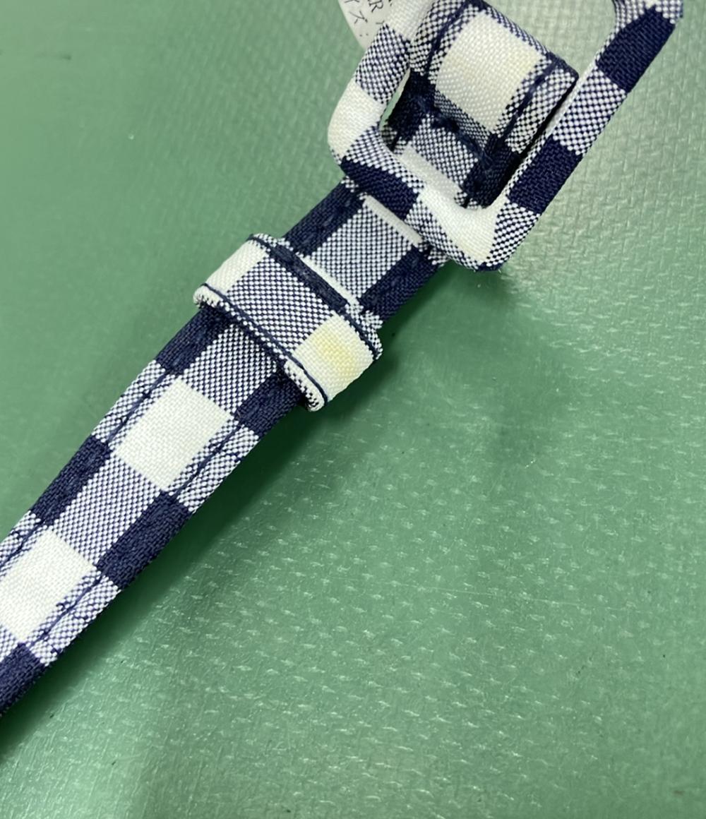 ローレン チェック柄ノースリーブフレアロングワンピース レディース SIZE 6 LAURAN