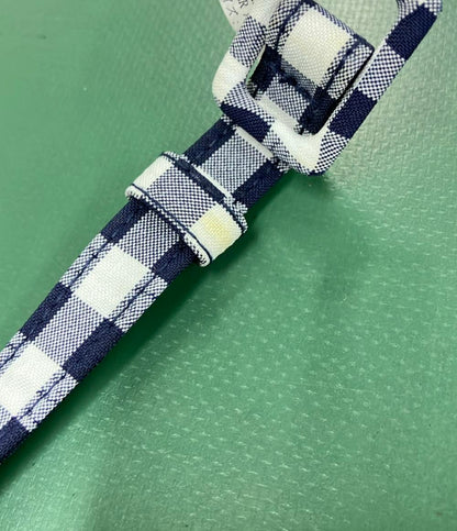 ローレン チェック柄ノースリーブフレアロングワンピース レディース SIZE 6 LAURAN