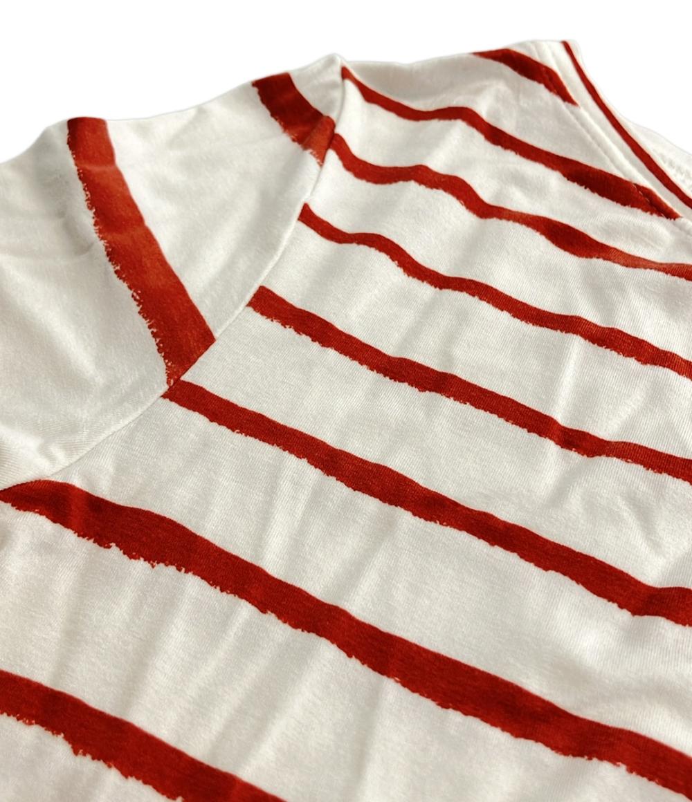 エルメス 半袖Tシャツ ボーダー柄 レディース SIZE SM HERMES