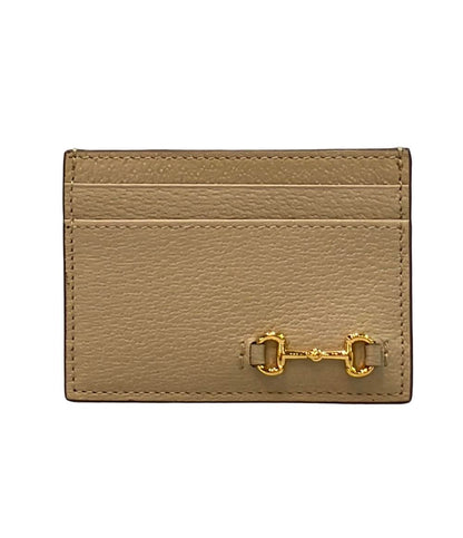 美品 GUCCI カードケース ホースビット 700469 0416 レディース メンズ グッチ