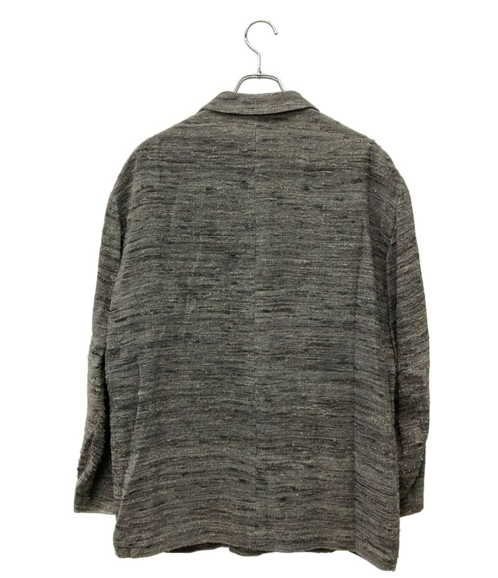 ISSEY MIYAKE MEN シルクツイード テーラードジャケット メンズ SIZE 2 イッセイミヤケ メン