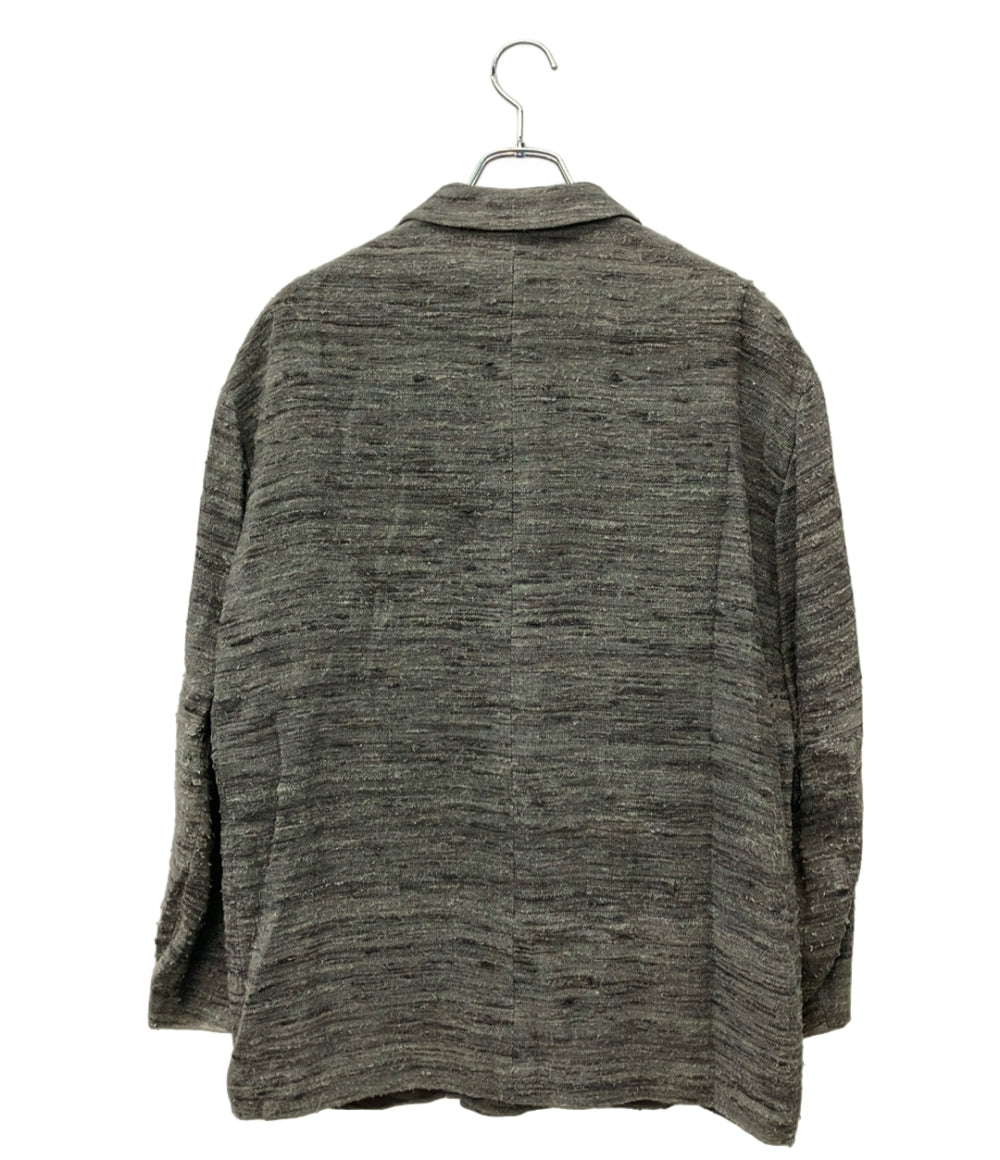 ISSEY MIYAKE MEN シルクツイード テーラードジャケット メンズ SIZE 2 イッセイミヤケ メン