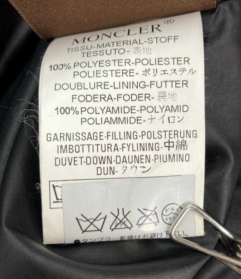 MONCLER ロングダウンコート フード ファー付き レディース SIZE 0 (XS) モンクレール