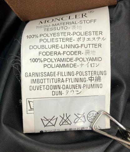 MONCLER ロングダウンコート フード ファー付き レディース SIZE 0 (XS) モンクレール