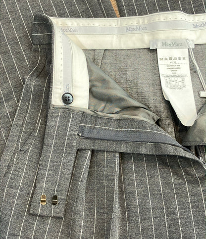 美品 MAX MARA ストライプ パンツ 2317860133 レディース SIZE 46 (XL) マックスマーラ