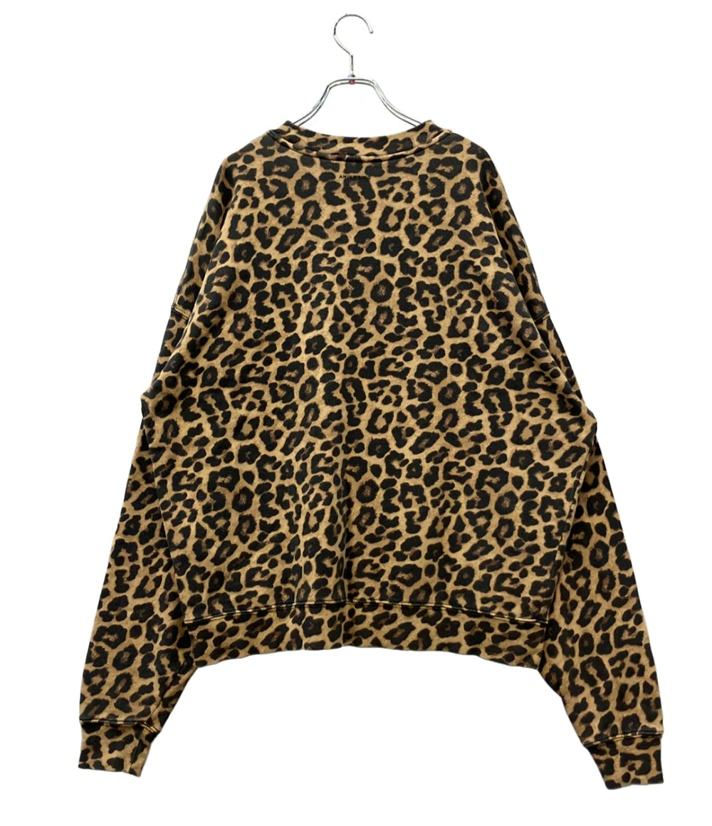 ANINE BING スウェット 長袖 MILES SWEATSHIRT  LEOPARD レディース SIZE XS アニン・ビン
