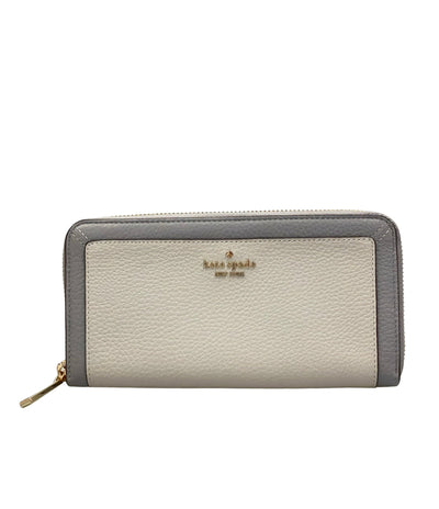 美品 Kate Spade ラウンドファスナー長財布 レディース ケイトスペード
