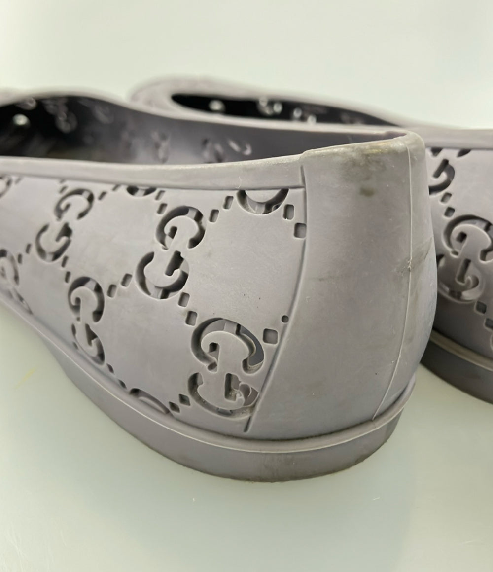 GUCCI ラバーフラットパンプス GG レディース SIZE 38 (25cm) グッチ