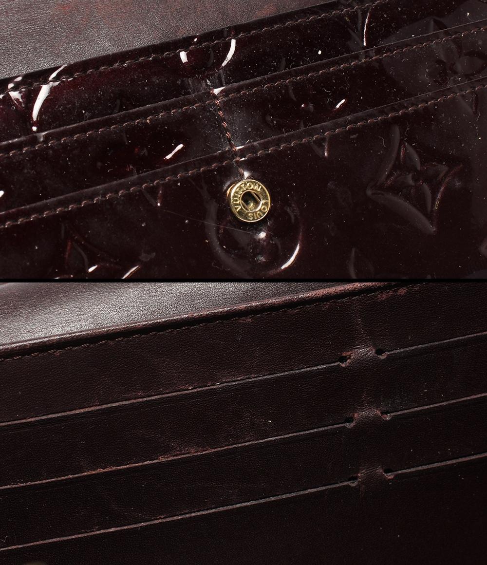ルイ・ヴィトン 長財布 ポルトフォイユ サラ ヴェルニ M93524 レディース LOUIS VUITTON