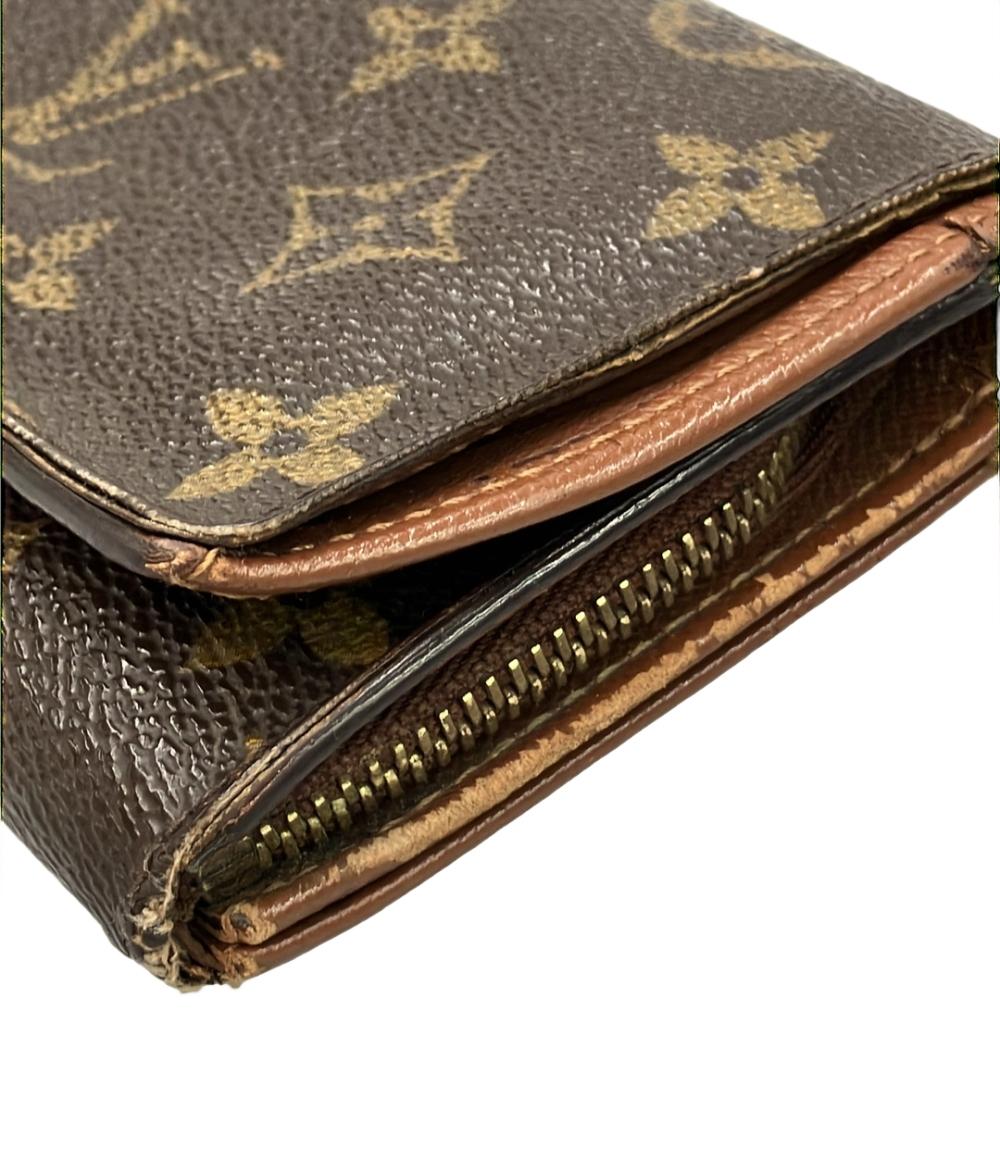 LOUIS VUITTON 二つ折り財布 モノグラム ポルトモネ ビエ トレゾール
