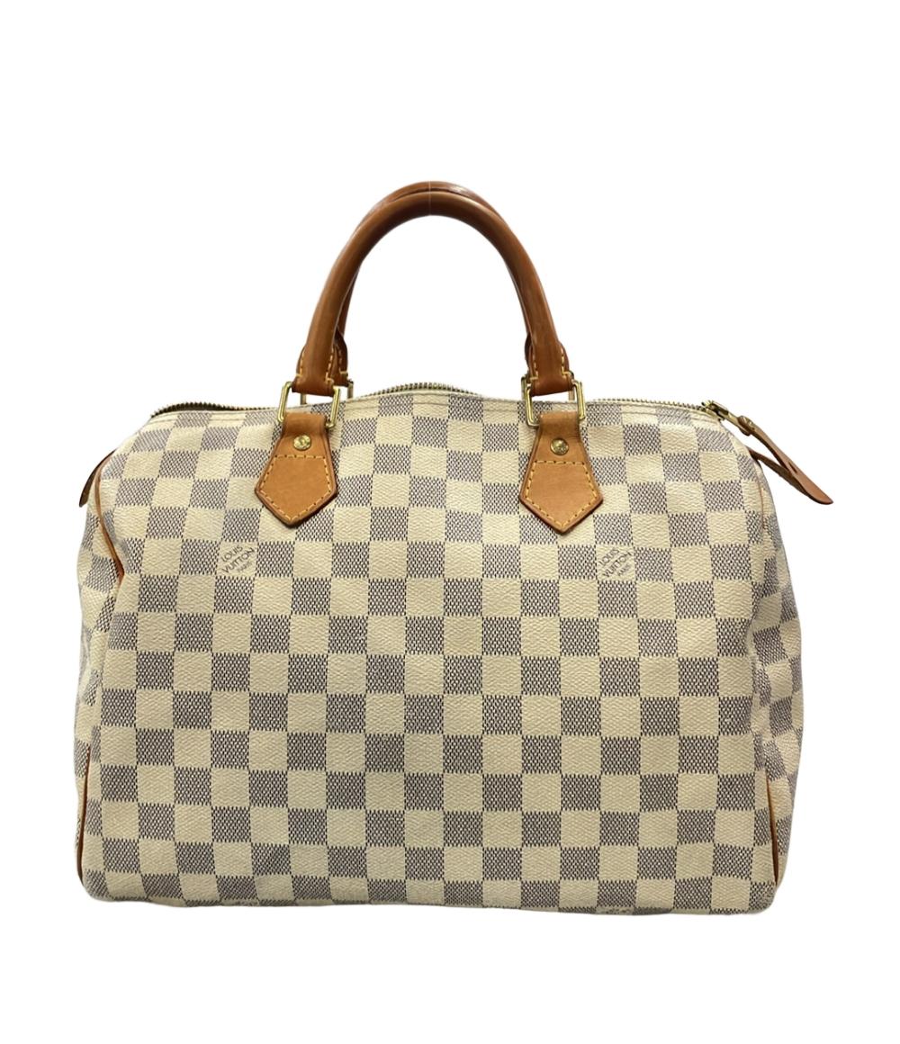 訳あり LOUIS VUITTON ハンドバッグ ミニボストンバッグ スピーディ 30 ダミエ アズール N41533 レディース ルイ・ヴィトン