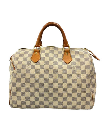 訳あり LOUIS VUITTON ハンドバッグ ミニボストンバッグ スピーディ 30 ダミエ アズール N41533 レディース ルイ・ヴィトン