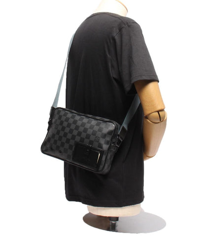 ルイ・ヴィトン ショルダーバッグ 斜め掛け アルファ メッセンジャー ダミエ グラフィット N40188 メンズ LOUIS VUITTON