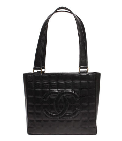 シャネル レザートートバッグ ョルダーバッグ ココマーク ゴールド金具 チョコバー レディース CHANEL