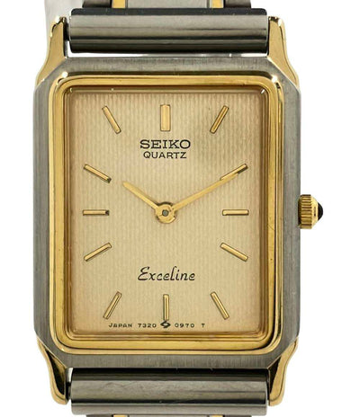 セイコー 腕時計 エクセリーヌ クオーツ ゴールド 7320-6020 レディース SEIKO