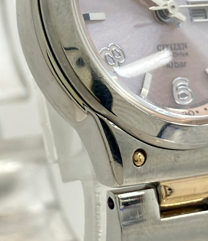 CITIZEN 腕時計 ウィッカ wicca ソーラー ピンク E001-S017505 レディース シチズン