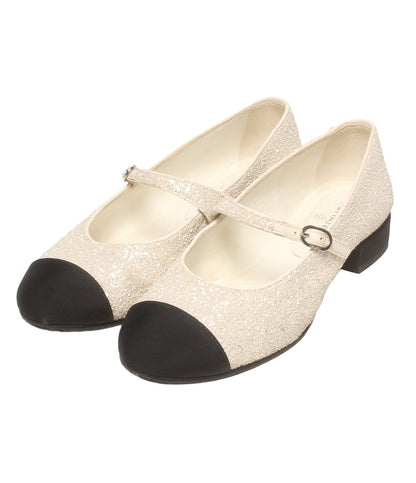 CHANEL パンプス フラットシューズ メリージェーン レディース SIZE 35 1/2C シャネル