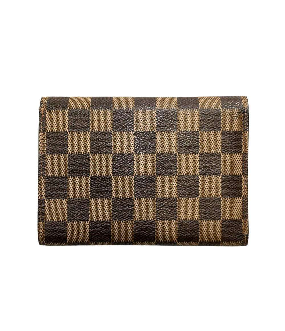 良品　ルイヴィトン　ダミエ　エベヌ　インターナショナル　三つ折り財布　折り財布 LOUIS VUITTON（ルイ・ヴィトン） M61668 コンパクト・ジップ ダミエ