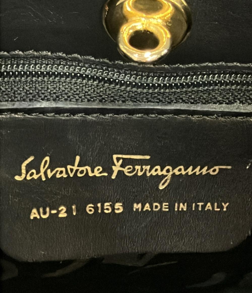 美品 Salvatore Ferragamo 2WAY ハンドバッグ ショルダーバッグ 斜め掛け レディース サルヴァトーレフェラガモ