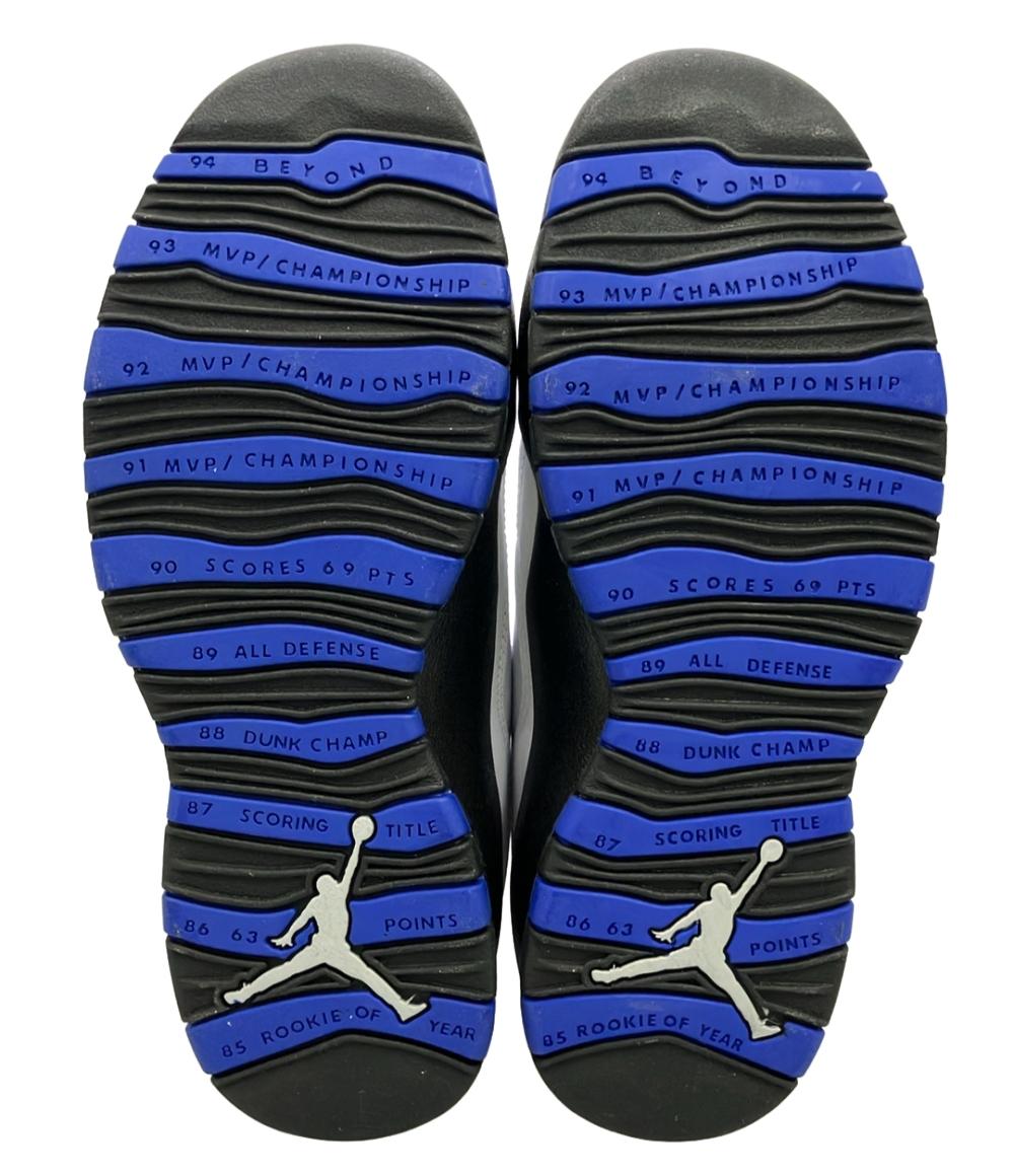 美品 NIKE ミドルカットスニーカー エア ジョーダン 10 レトロ 310805-108 メンズ SIZE 27.0 ナイキ