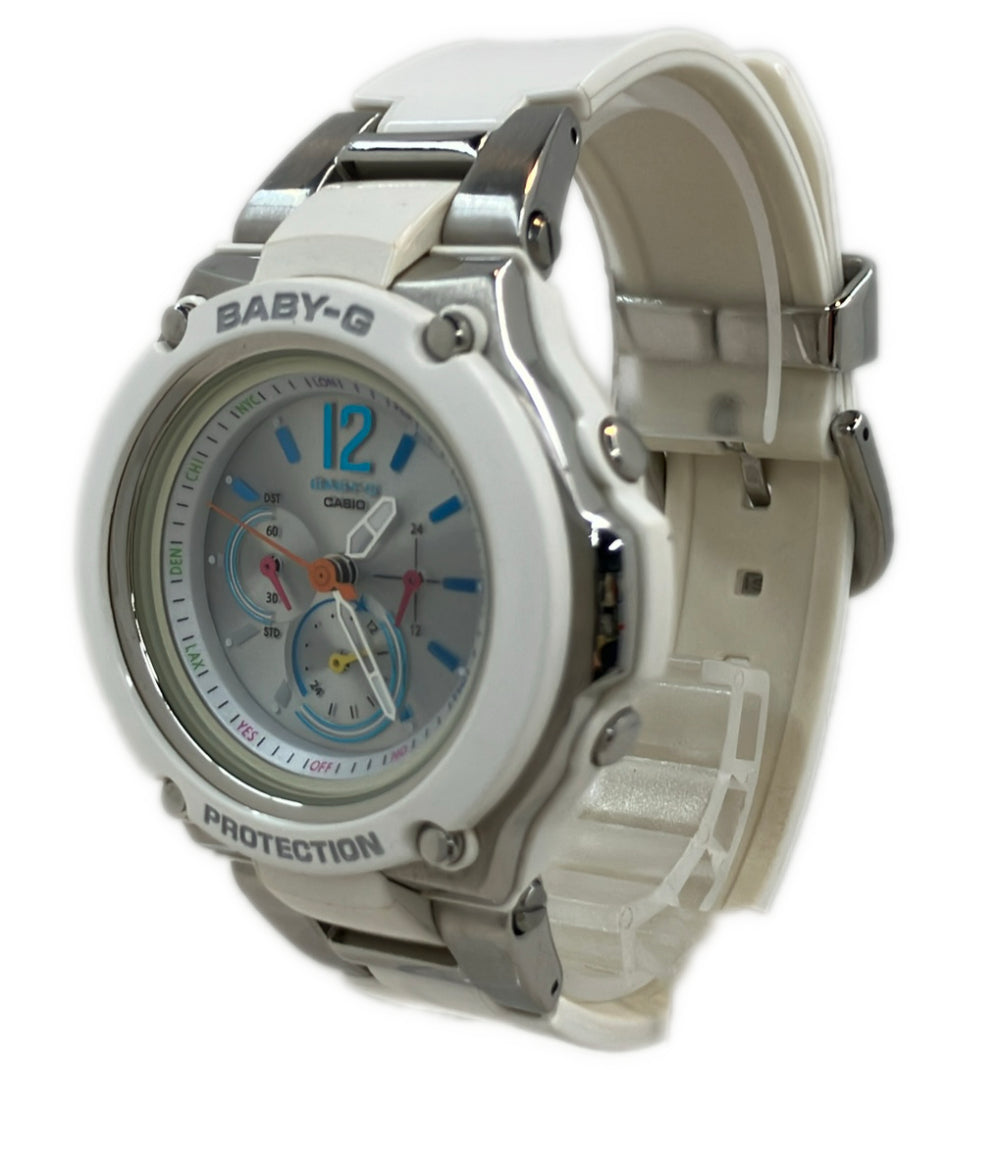 CASIO 腕時計 Baby-G ソーラー シルバー BGA-1400 レディース カシオ