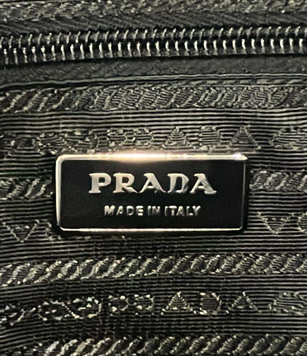 PRADA 2way トートバッグ ショルダーバッグ 斜め掛け ナイロン シルバー金具 レディース プラダ