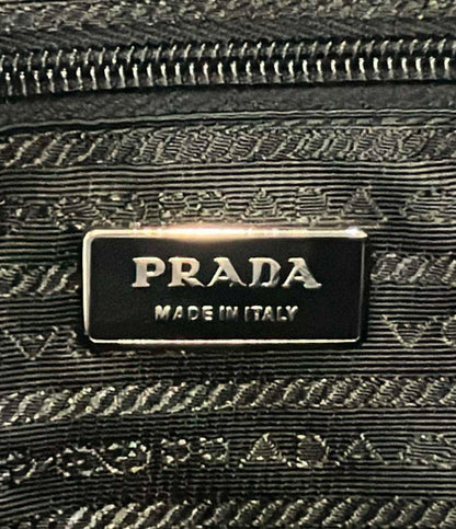 PRADA 2way トートバッグ ショルダーバッグ 斜め掛け ナイロン シルバー金具 レディース プラダ