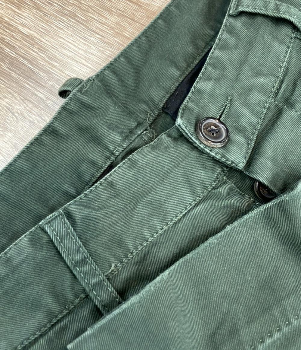 DSQUARED2 カーゴパンツ ダークグリーン ボタンフライ ダメージ加工 メンズ SIZE 42 (XS) ディースクエアード