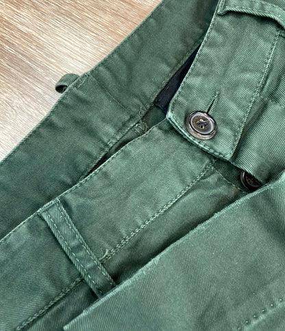 DSQUARED2 カーゴパンツ ダークグリーン ボタンフライ ダメージ加工 メンズ SIZE 42 (XS) ディースクエアード