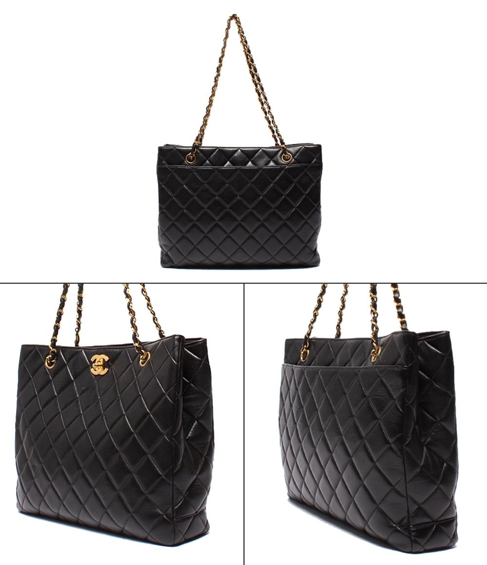 CHANEL チェーントートバッグ ショルダーバッグ 肩掛け ゴールド金具
