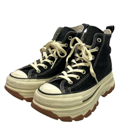 CONVERSE ハイカット厚底スニーカー × JEANASiS オールスタートレックウエーブ デニム HI 1SF065 レディース SIZE 24.5 コンバース