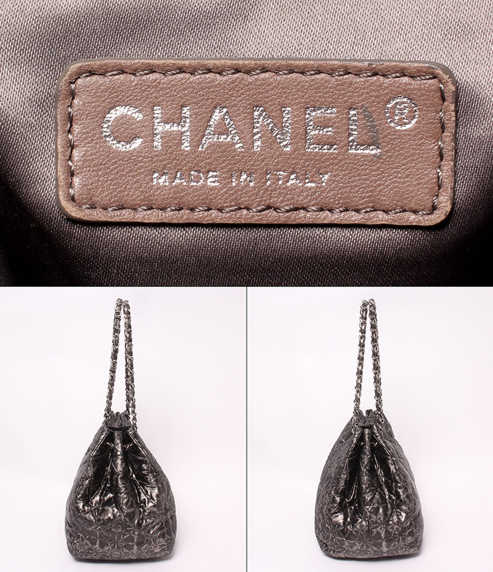 CHANEL チェーントートバッグ ショルダーバッグ 肩掛け シルバー金具 13番台 レディース シャネル