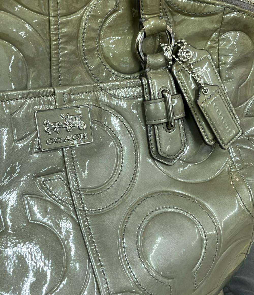 コーチ 2WAYハンドバッグ ショルダーバッグ オプアート 17846 レディース COACH