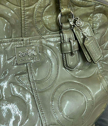 コーチ 2WAYハンドバッグ ショルダーバッグ オプアート 17846 レディース COACH