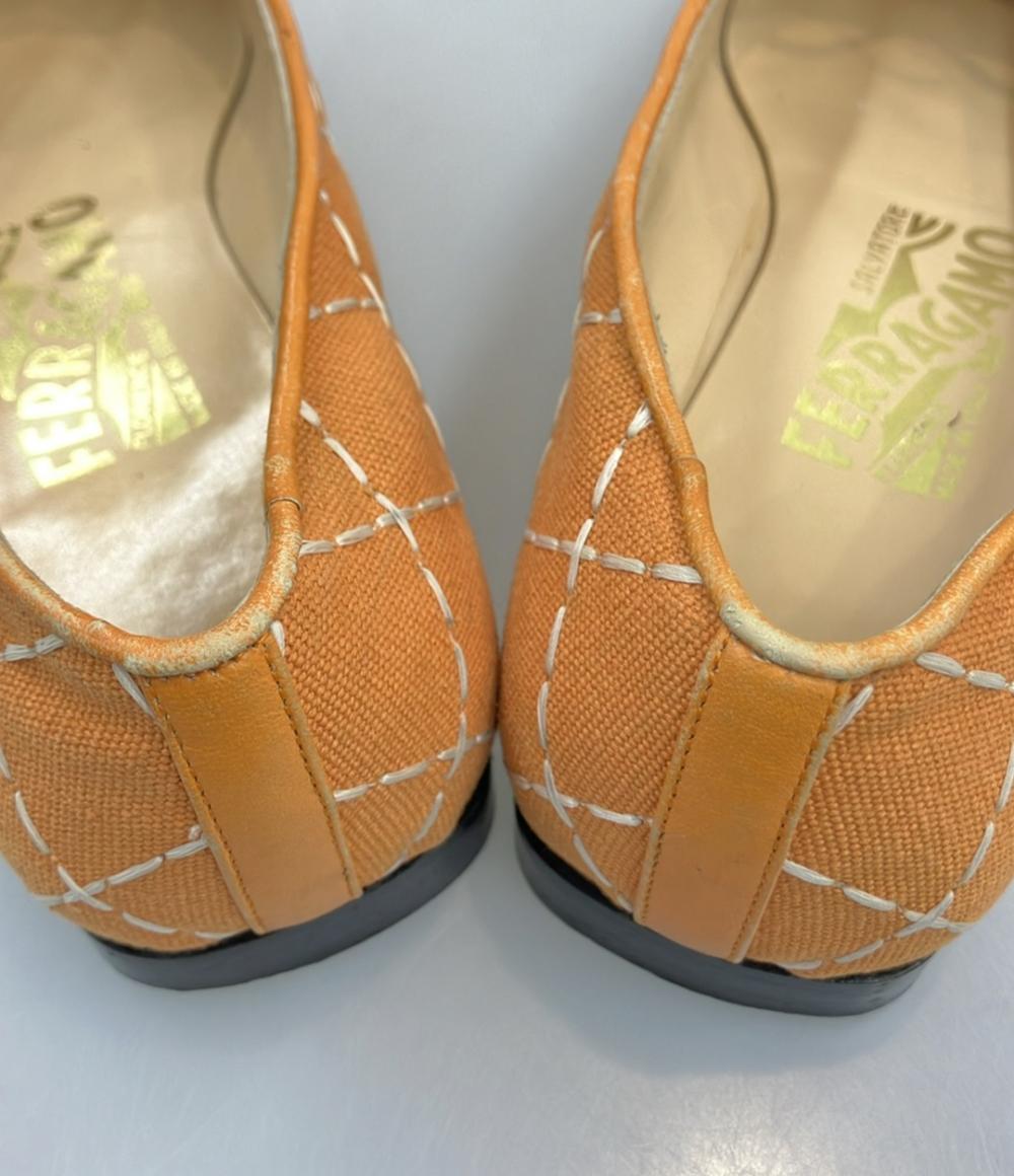 サルヴァトーレフェラガモ パンプス リボン レディース SIZE 4 1/2 (XS) Salvatore Ferragamo