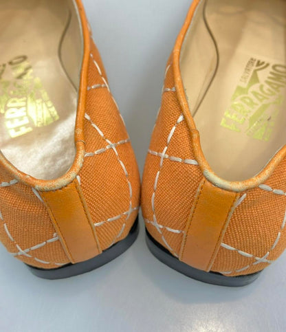 サルヴァトーレフェラガモ パンプス リボン レディース SIZE 4 1/2 (XS) Salvatore Ferragamo