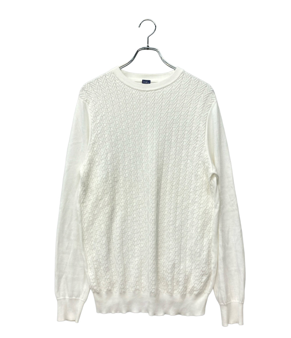 FEDELI 長袖 ニット コットン メンズ SIZE 50 (XL) フェデリ