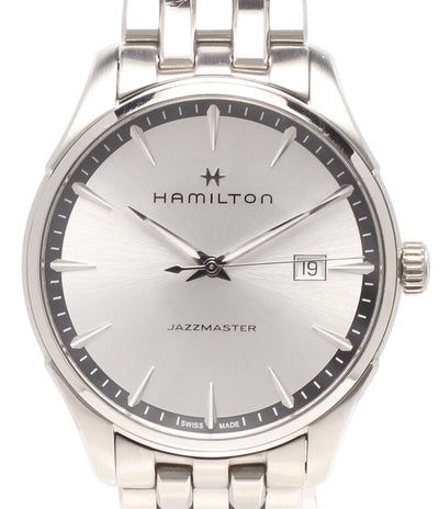 HAMILTON 腕時計 ジャズマスター クオーツ シルバー H324510 メンズ ハミルトン