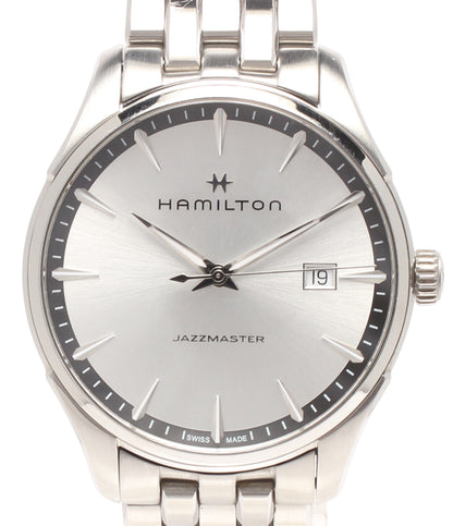HAMILTON 腕時計 ジャズマスター クオーツ シルバー H324510 メンズ ハミルトン
