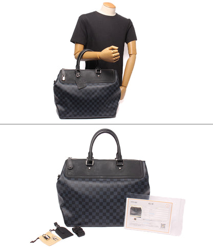 LOUIS VUITTON ボストンバッグ ネオ グリニッジ PM ダミエ コバルト N41355 メンズ ルイ・ヴィトン